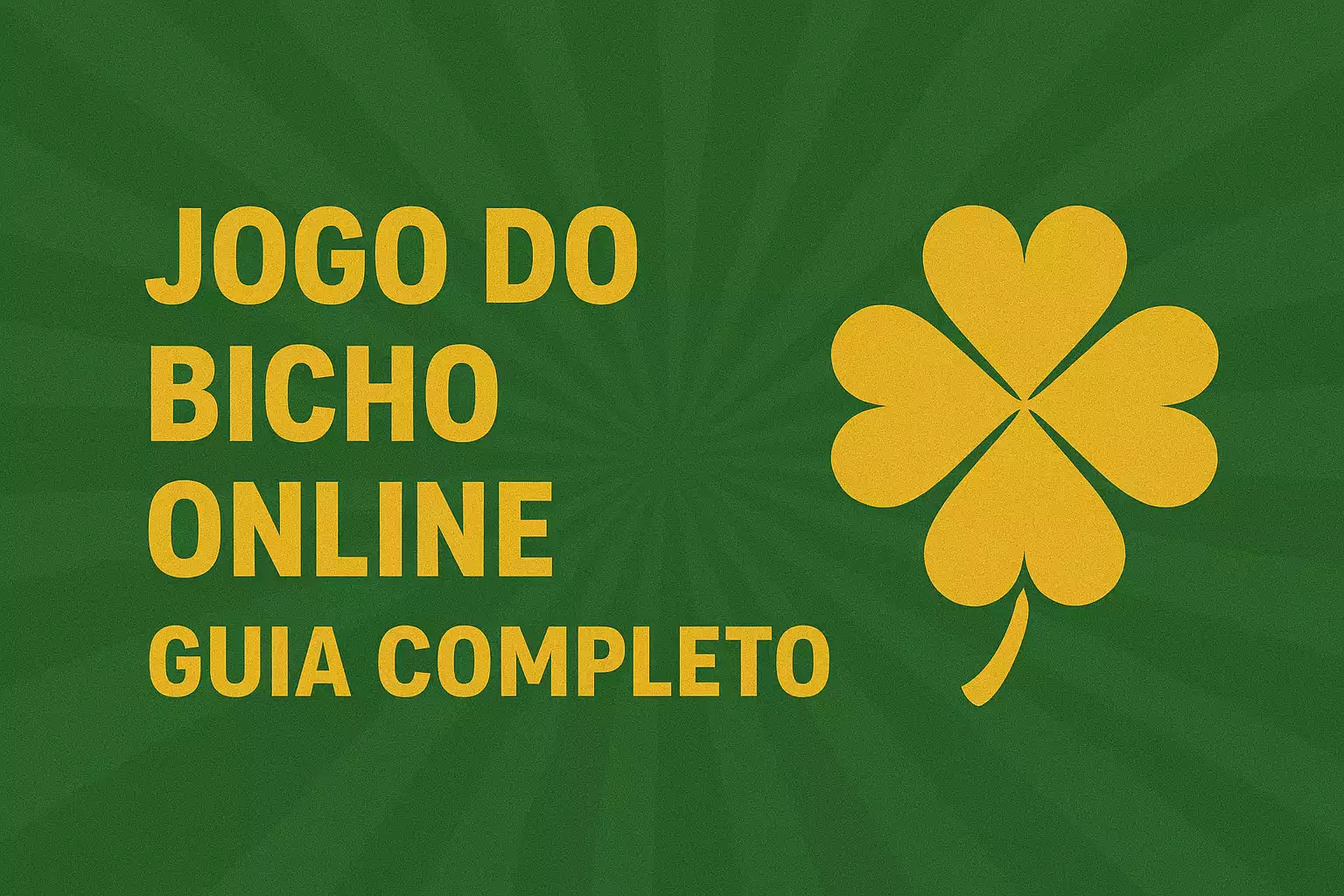Jogo do Bicho Online