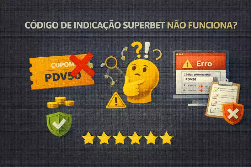 Código de Indicação Superbet Não Funciona