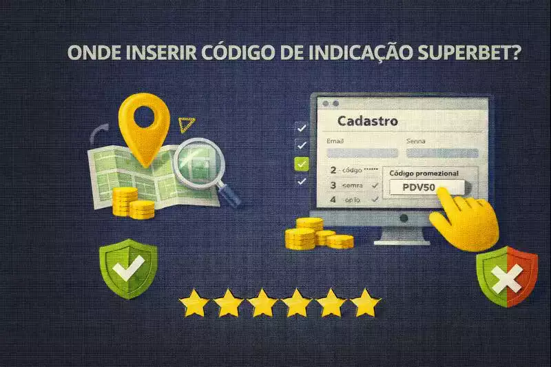 Onde Inserir Código de Indicação Superbet