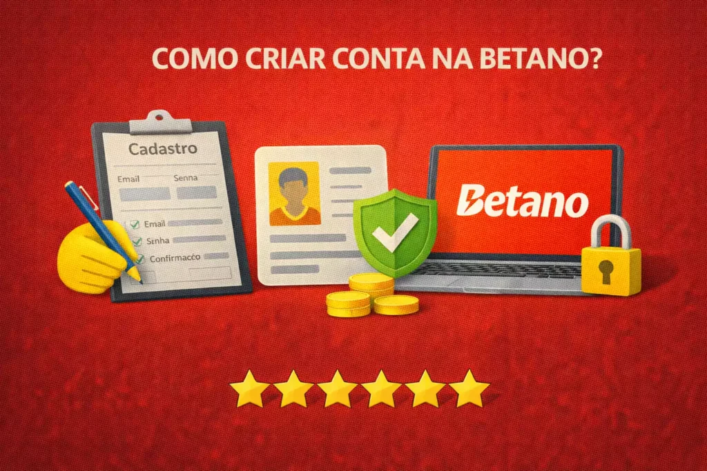 Como criar conta Betano