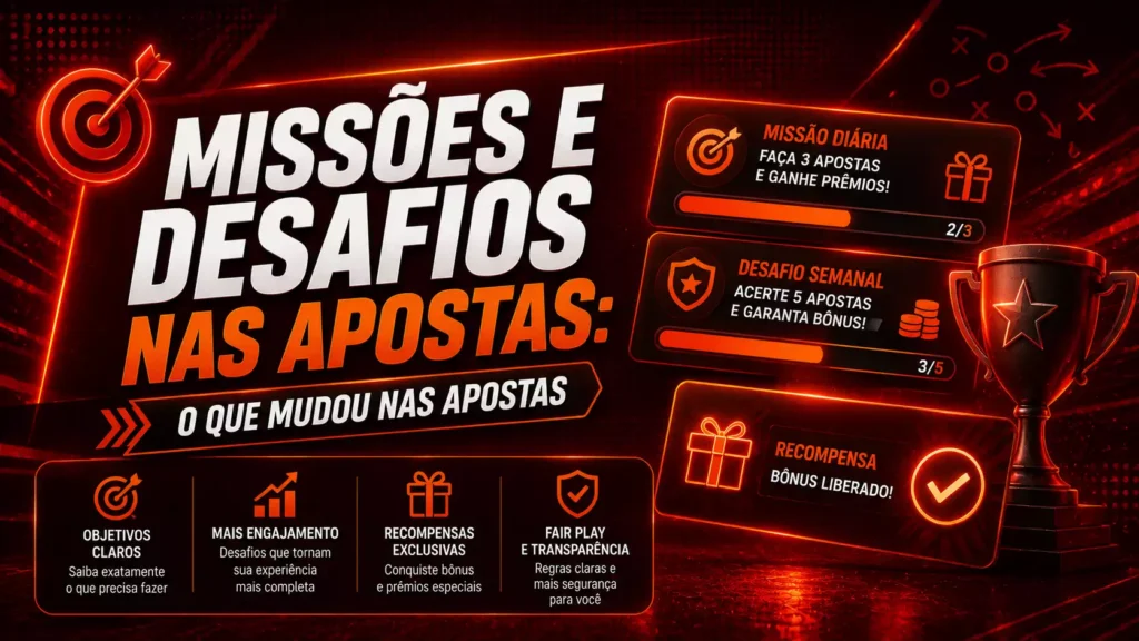 Missões e Desafios nas Apostas